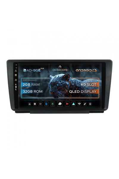 AutoDrop Σύστημα πλοήγησης Android για Skoda Octavia 2, 9 ιντσών, 2GB RAM, 32...