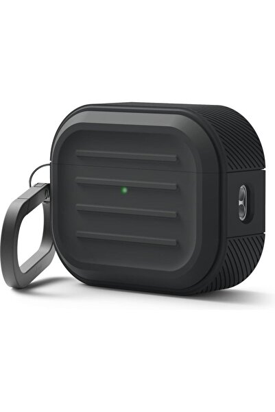 Elago Θήκη AirPods Pro 3rd Gen Armor Hang Case Σιλικόνης - Black
