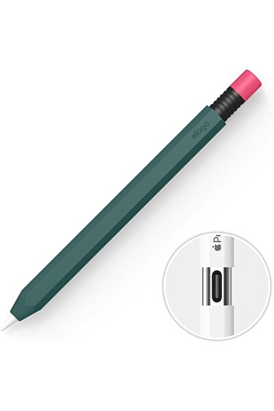 Elago Classic Pencil Case - Θήκη Premium Σιλικόνης Apple Pencil USB-C - Midni...