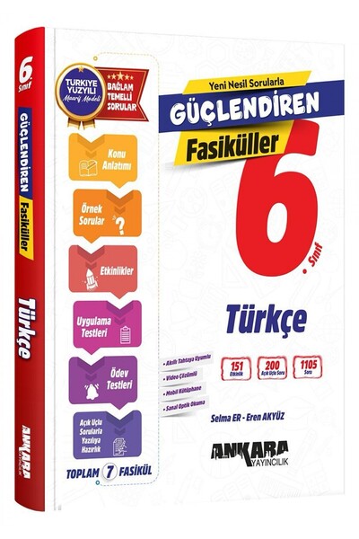kitabın başkenti ankara yayıncılık ANKARA YAYINLARI GÜÇLENDİREN 6.SINIF TÜRKÇ...