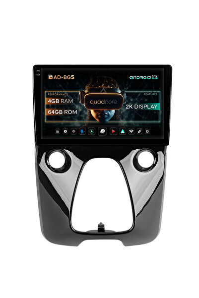 AutoDrop Σύστημα πλοήγησης Android για Toyota AYGO (2014-2022), 10.36 ιντσών,...