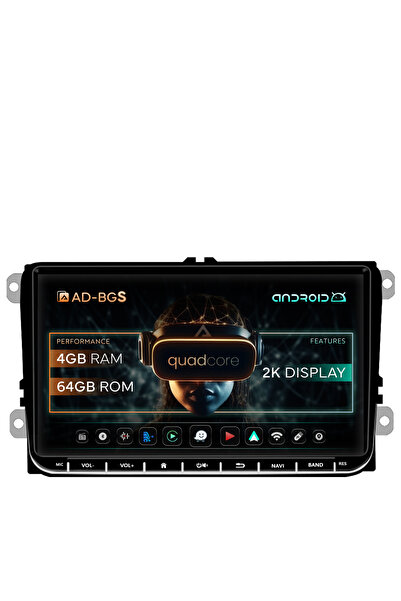 AutoDrop Андроид навигация Фолксваген, Шкода, Сеат, 9 инча, 4GB RAM, 64GB ROM