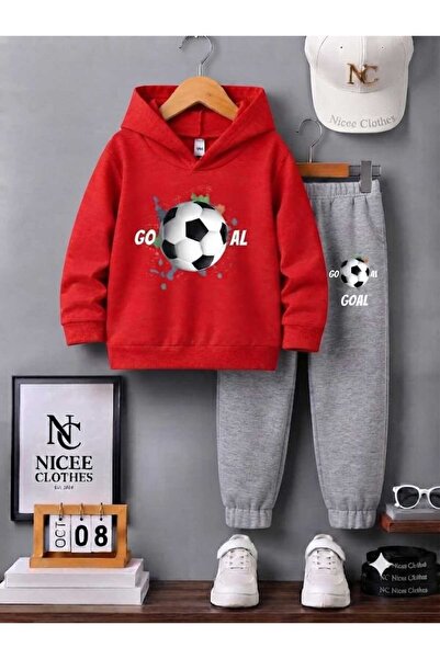 NC Nicee Clothes Children's Tracksuit Unisex (Top Goal Printed Winter)