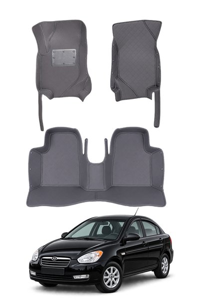 stiloto Hyundai Accent Era Sedan (2006-2012) Uyumlu 7D Oto Paspas - Diamond B...