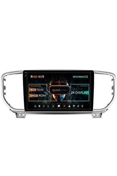 AutoDrop Navigatie Android Kia Sportage (2018+), 9.5 inch, 4GB RAM, 64GB ROM