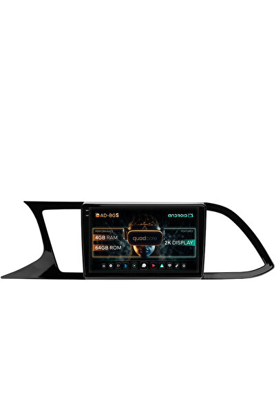 AutoDrop Навигация Андроид за Seat Leon 3 (2014-2020), 9.5 инча, 4GB RAM, 64G...