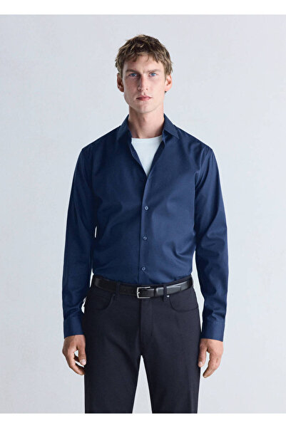 MANGO Man Slim fit comfort stretch, ütü istemeyen gömlek