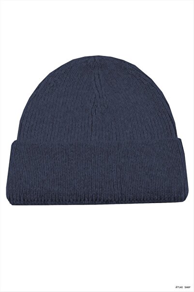 ZERO LAND Ilkestor Colorful Knitwear (204407) Beanie Navy Blue