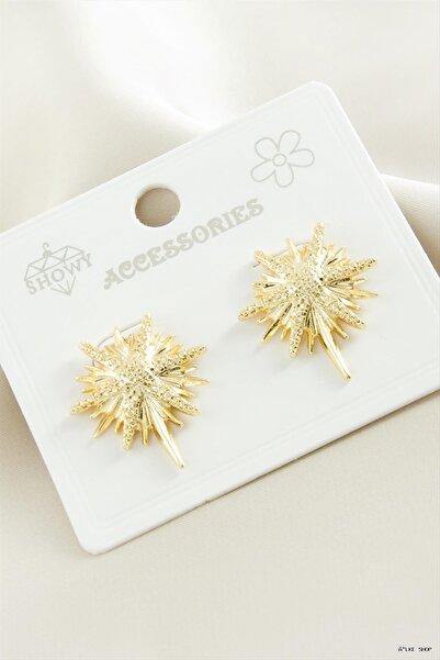 ZERO LAND Ilkestor Star Metal (204553) Earrings Yellow