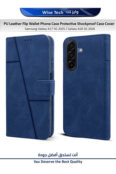 Wtech Samsung Galaxy A17 5G 2025 / Galaxy A18 5G 2026 PU Leather Flip Wallet ...