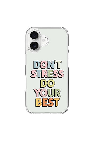 SNAPSTATIONRO Husa de protectie, MagSafe, iPhone 17 - _DONT_STRESS