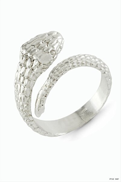 ZERO LAND Ilkestor Snake Metal Ring (202225) Silver Color