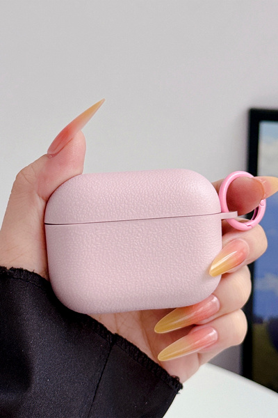WANNA PROTECT AirPods 4.Nesil / 5.Nesil Uyumlu Deri Dokulu Koruyucu Kılıf Şık...