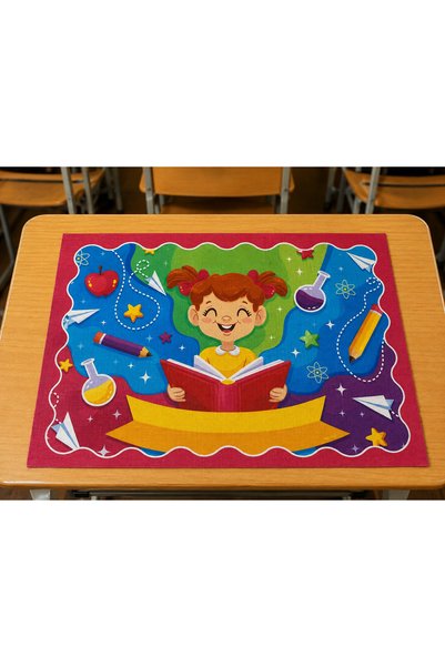 DKY Primary School Kindergarten Fabric Set of 6 Lunch Covers for Girls