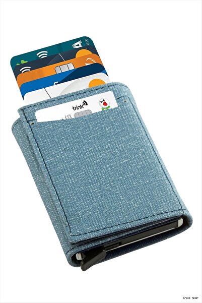ZERO LAND Ilkestor Meizmalı Kızaklı Card Holder Wallet with Paper Compartment...