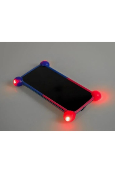 OEM Colored Silicone Mobile Phone Case with LED