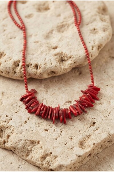 ZGNOVA Handmade Coral Natural Stone Special Design Necklace