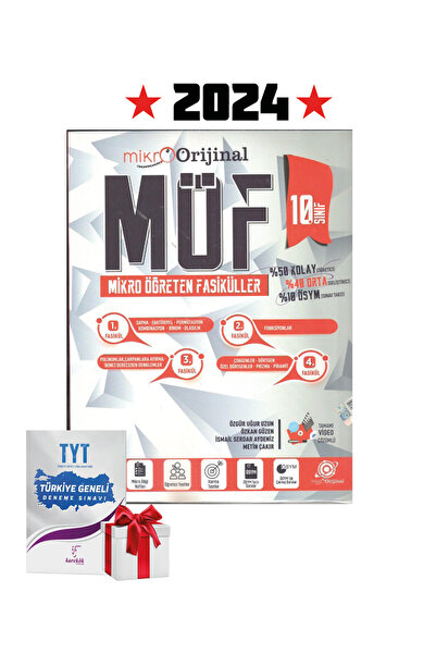 Orijinal Yayınları 9,10,11,12 2025 MİKRO ORİJİNAL 10.SINIF MÖF SET MATEMATİK