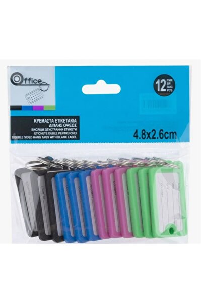 Jumbo Etichete suspendate duble cu inel 4,8 x 2,6 cm - 12 bucăți