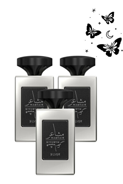 Faan 3 قطع من عطر ماشير الفضي 100 مل