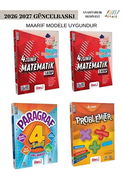 Bilal Işıklı Yayınları ADIM ADIM 4.SINIF BEYİN FIRTINASI BİLAL IŞIKLI MATEMAT...