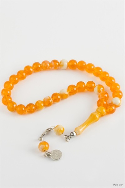 ZERO LAND Ilkestor Colorful Plastic Prayer Beads 9 (205435) mm Orange