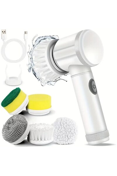MagicBrush Perie electrică de curățare Magic Brush 5-în-1, cu 5 capete inters...