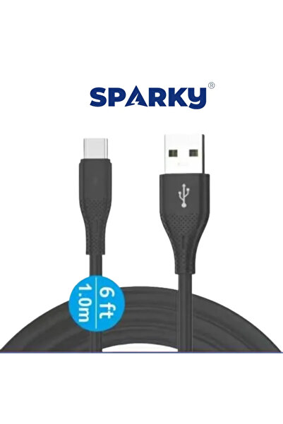SPARKY سلك شاحن سيلكون يو اس بي - تايب سي 1 متر SK-2606