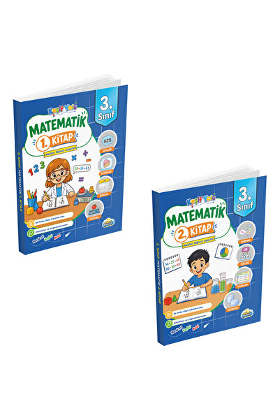 Mavi Deniz Yayınları Mavi Deniz 2027 3. Sınıf Keşif Yolu Matematik 1 Ve 2. Ki...