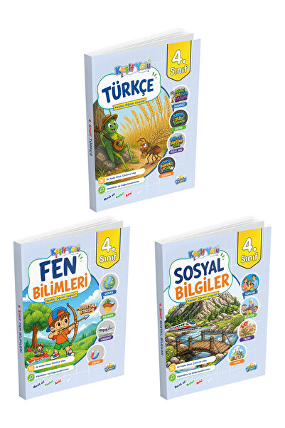 Mavi Deniz Yayınları Mavi Deniz 2027 4. Sınıf Keşif Yolu Türkçe + Fen Bilimle...