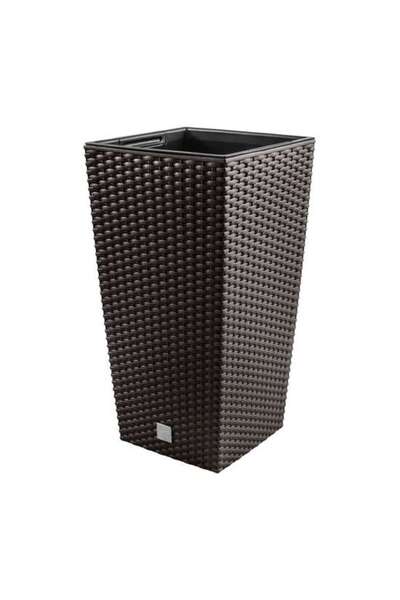 Solplant Ghiveci de flori patrat, RATO square, 32.5 x 32.5 cm, H 61 cm, 21/49...