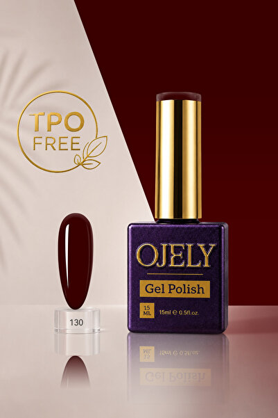 OJELY Kalıcı Oje UV/LED Uyumlu 15ML Kırmızı & Bordo