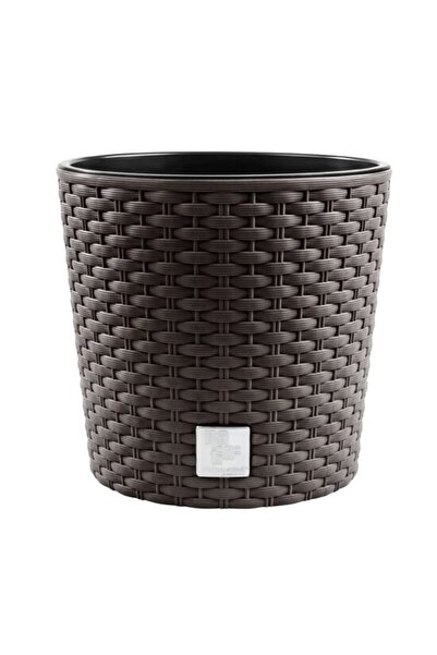 Solplant Ghiveci decorativ de flori, Prosperplast, Rato, imitatie ratan, rotu...