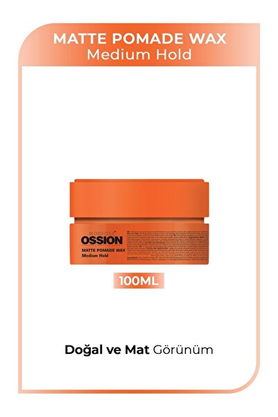 Morfose 100 ml Mat Wax Orta Sert Tutuş Özelliğiyle Saçlara Doğal Görünüm Kaza...