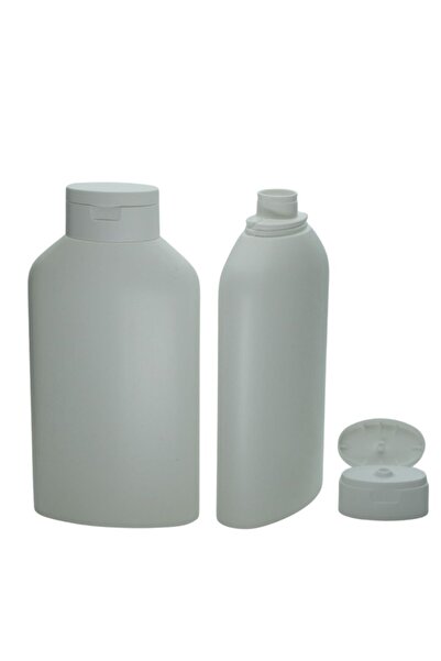 elito Beyaz Plastik Geniş Şampuan Duş Jeli Şişesi 400 ml 3000 Adet