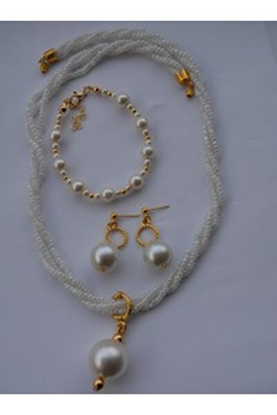 Stoneage Jewelry set - gold color -