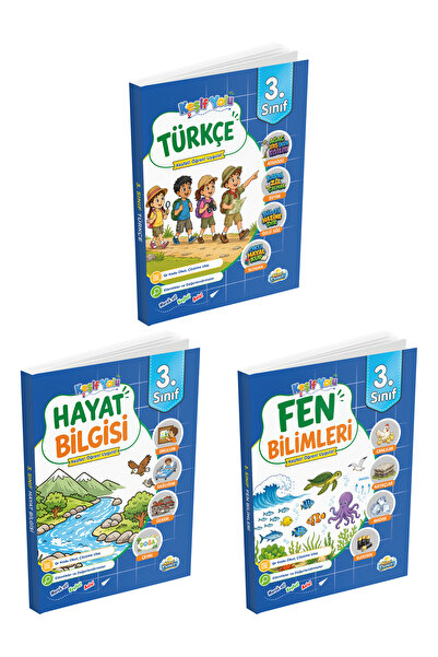 Mavi Deniz Yayınları Mavi Deniz 2027 3. Sınıf Keşif Yolu Türkçe + Hayat Bilgi...