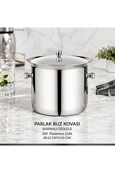 Emin Parlak Buz Kovası kapaklı/izoleli