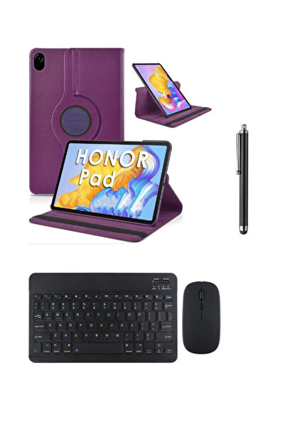 ebulduk Honor Pad X9 Uyumlu 360 Dönebilen Standlı Tablet Kılıfı +Bluetoothlu ...