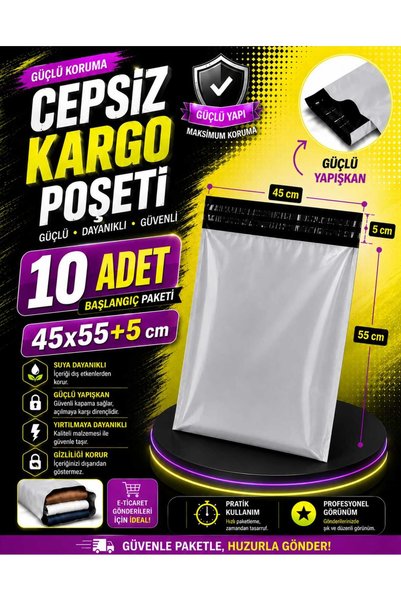 Cepsiz Kargo Poşeti 45x55