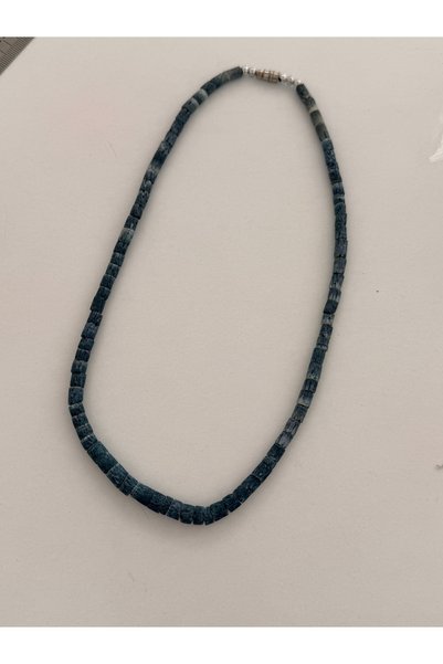 gemsartdeco Blue Coral Necklace