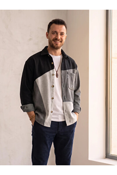 FıttingRoom Oversize Cotton Cashmere Luca Shirt