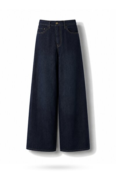 5in1Canpolat Rins Yıkamalı Beli Lastikli Tensel Jean 01073