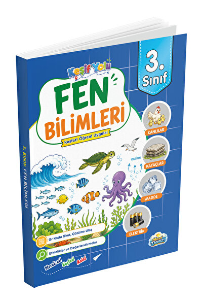 Mavi Deniz Yayınları Mavi Deniz 2027 3. Sınıf Keşif Yolu Fen Bilimleri Maarif...