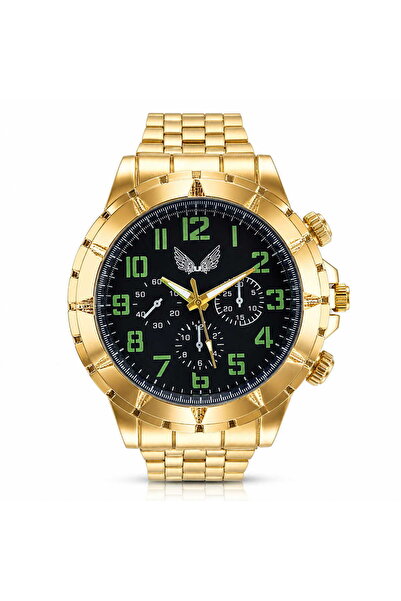Generic Brand Ceas de mână bărbătesc Ulysses UB77, Auriu, mecanism Quartz
