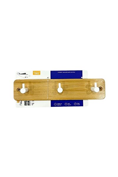 Mestore Wooden 3-Rod Hanger
