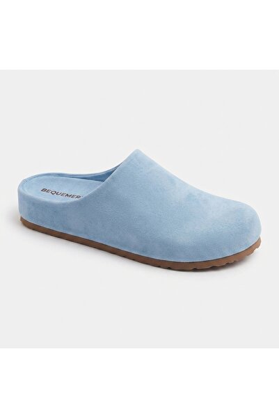 Bequemere MK410 Bebek Mavisi Hakiki Süet Deri Tam Kaplama Mantar Taban Unisex...