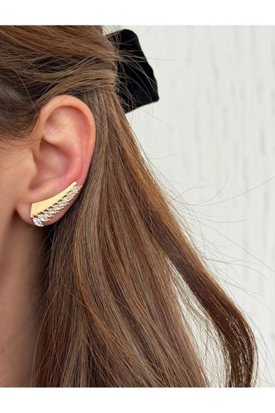 8atelier Gold Leaf Earrings