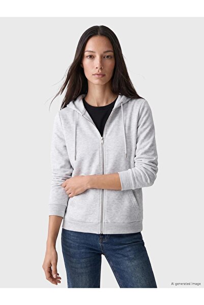 LC Waikiki Hanorac gros supradimensionat pentru femei, cu fermoar (W6)