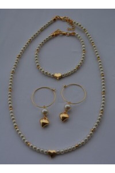 Stoneage Jewelry set - gold color -